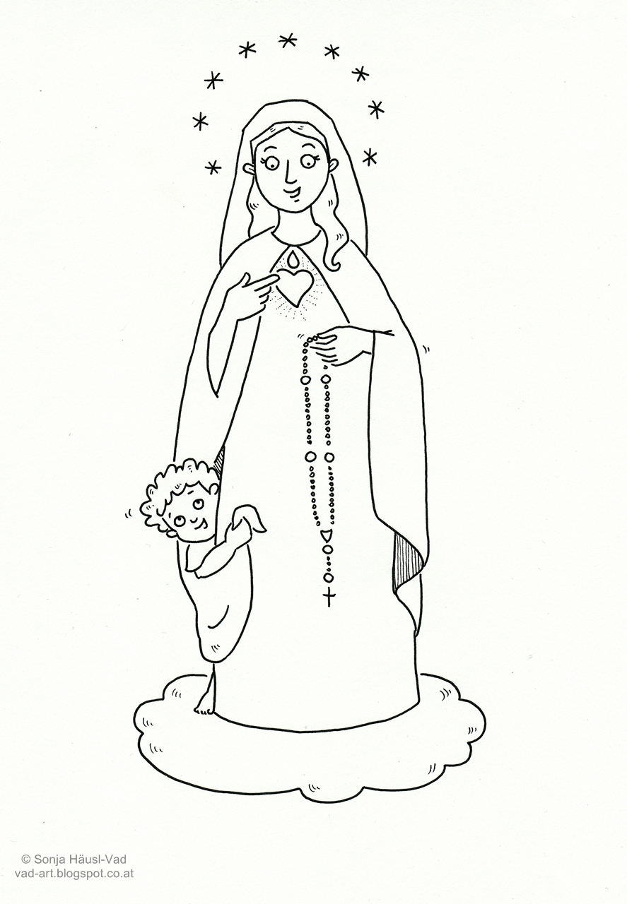 omalovánka - Svátek Matky Boží